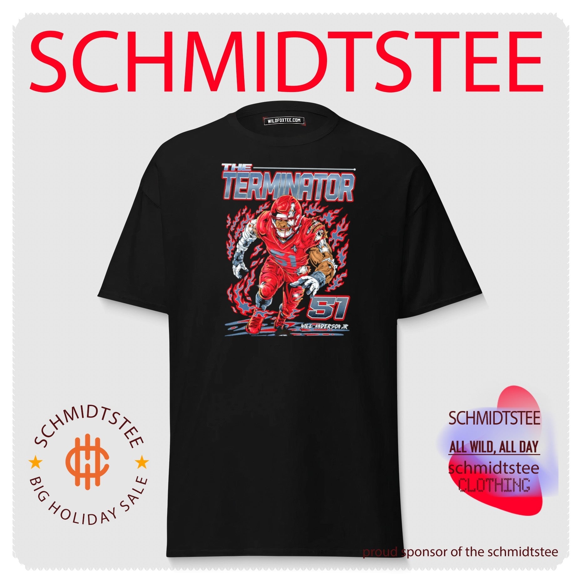 Will Anderson Jr Houston Texans The Terminator Hand Drawn Artwork shirt
