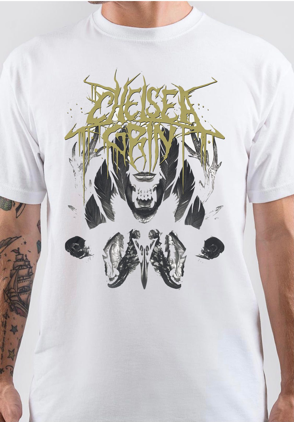 Wolf Chelsea Grin T-Shirt Hoodie, Sweatshirt | CoreVibeTees.com