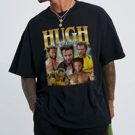 Wolverinee Hugh Jackmann Shirt  Gift For Woman and Man Unisex T-Shirt, Vintage Shirt, Retro Style