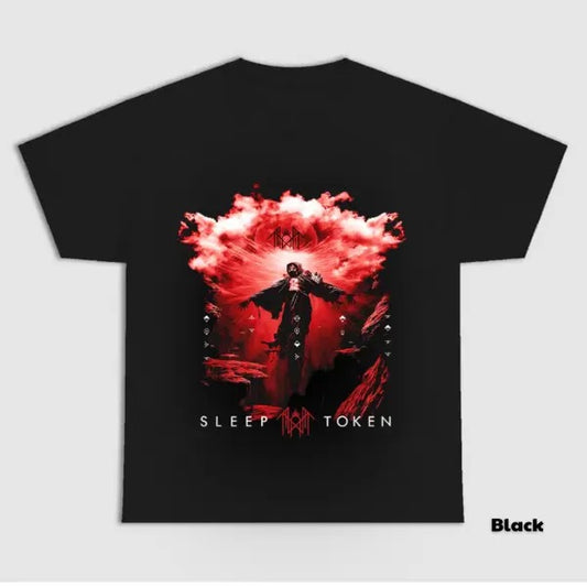 Sleep Token Rise From The Darkness, For Men/Women - Unisex Style, 100% Cotton, Menswear Tops Streetwear Tshirt