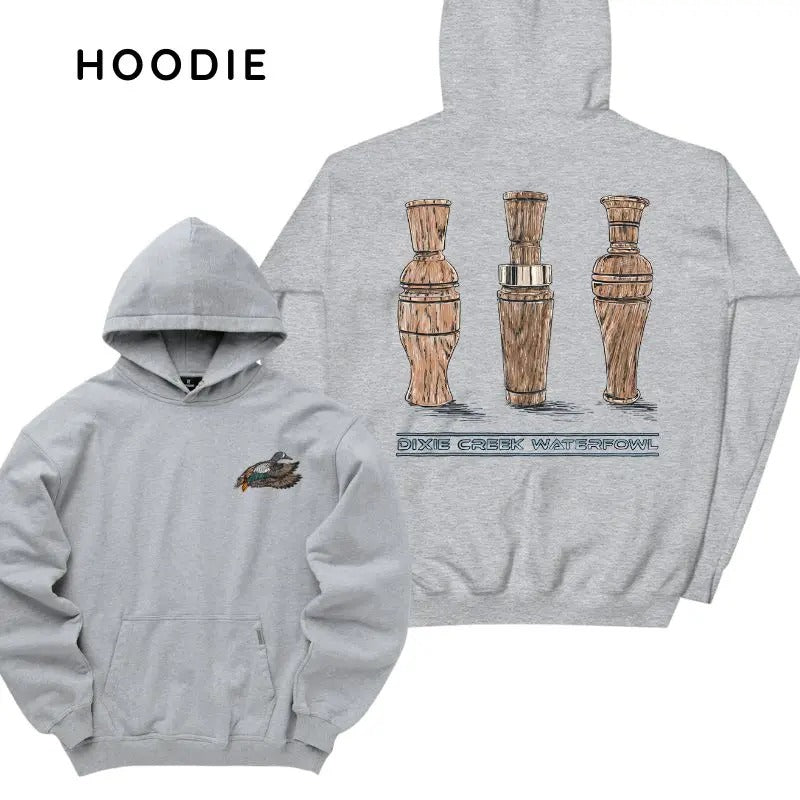 Menswear Barstool Outdoors Duck Hunt 2 Sides Hoodie/Sweatshirt/T-Shirt, For Men/Women - Unisex Style, 100% Cotton, Menswear Tops