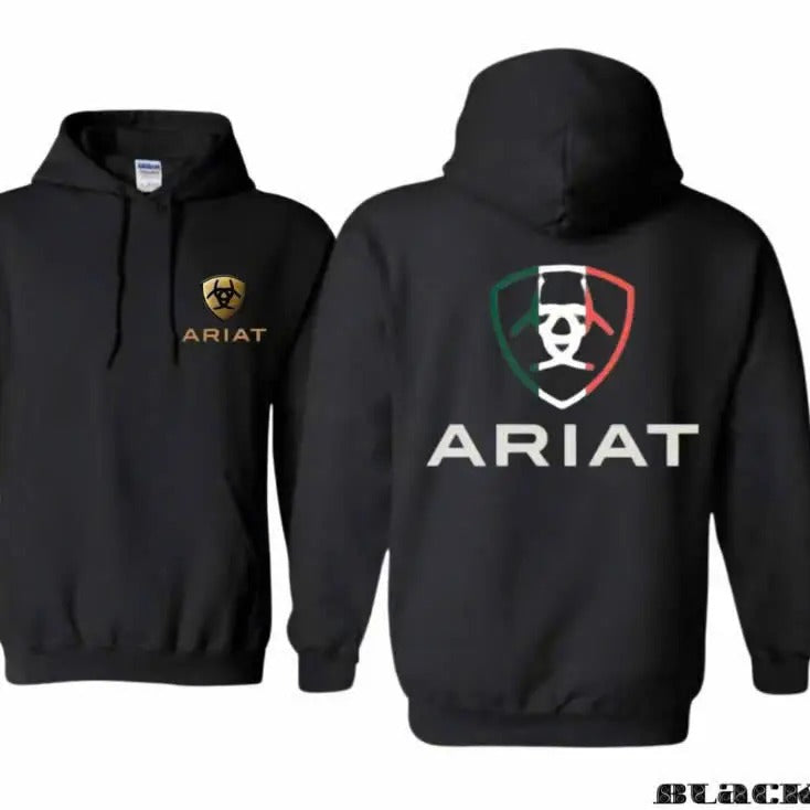 Ariat Modern Badge Design for Active Style & Comfort Hoodie/Sweatshirt/T-Shirt, For Men/Women - Unisex Style, 100% Cotton, Pullover unisex hoodie ariat logo