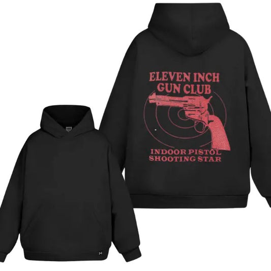 Eleven Inch Club Hoodie/Sweatshirt(No Hood)/T-Shirt, For Men/Women - Unisex Style, 100% Cotton, Pullover unisex hoodie vintage  clothing