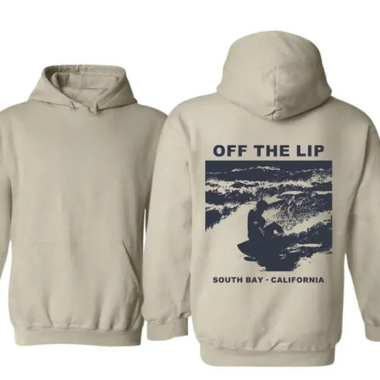 Off The Lip South Bay Hoodie/Sweatshirt/T-Shirt, For Men/Women - Unisex Style, 100% Cotton, Pullover unisex hoodie