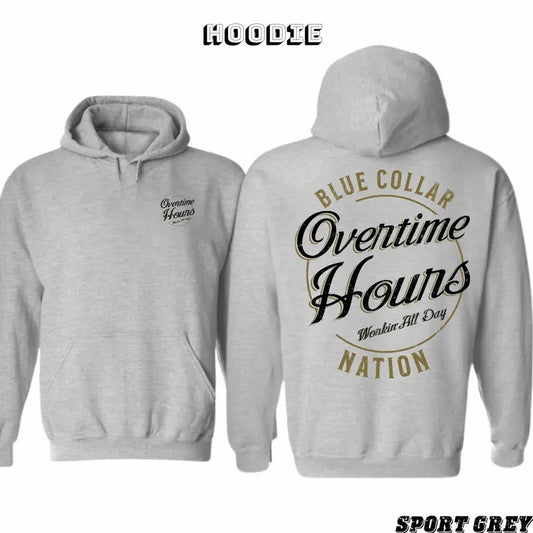 Blue Collar Gifts Line 2 Sided Graphic Hoodie/Sweatshirt/T-Shirt, For Men/Women - Unisex Style, 100% Cotton, Pullover unisex hoodie