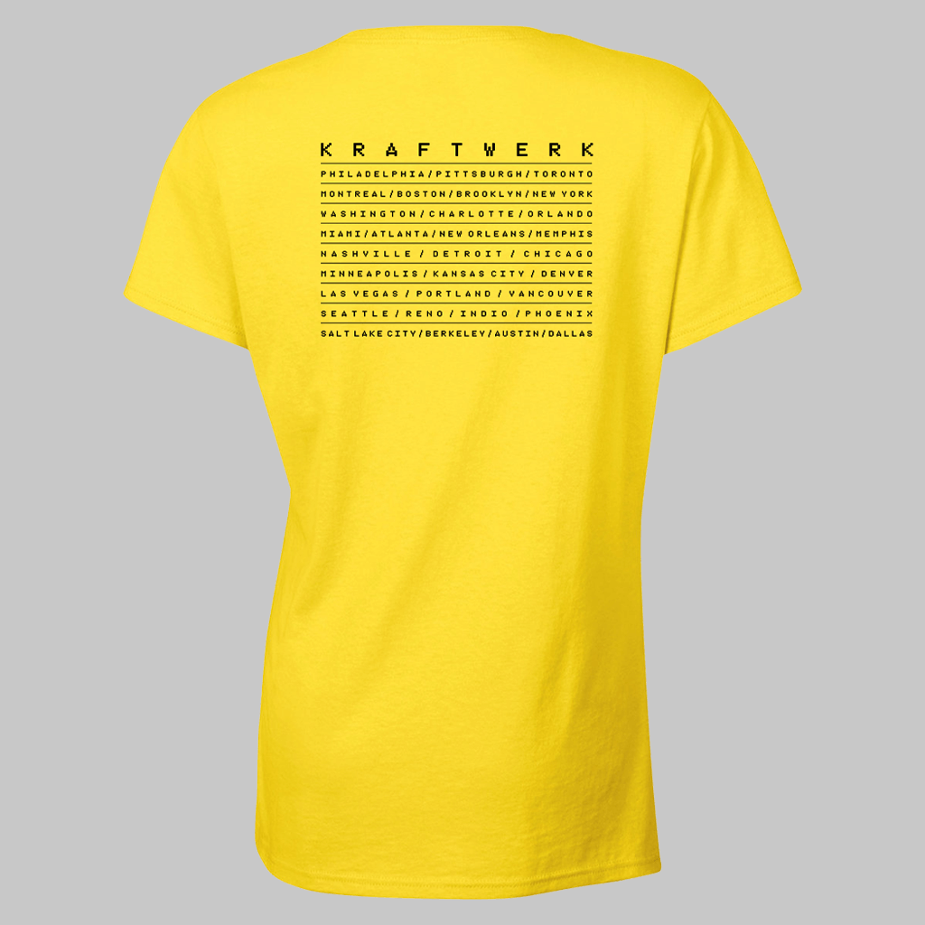 Women's 2025 Yellow Tour T-Shirt Hoodie, Sweatshirt | CoreVibeTees.com (Image 3)