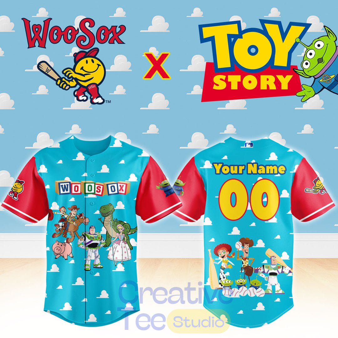 Worcester Red Sox x Toy Story Night Custom Baseball Jersey