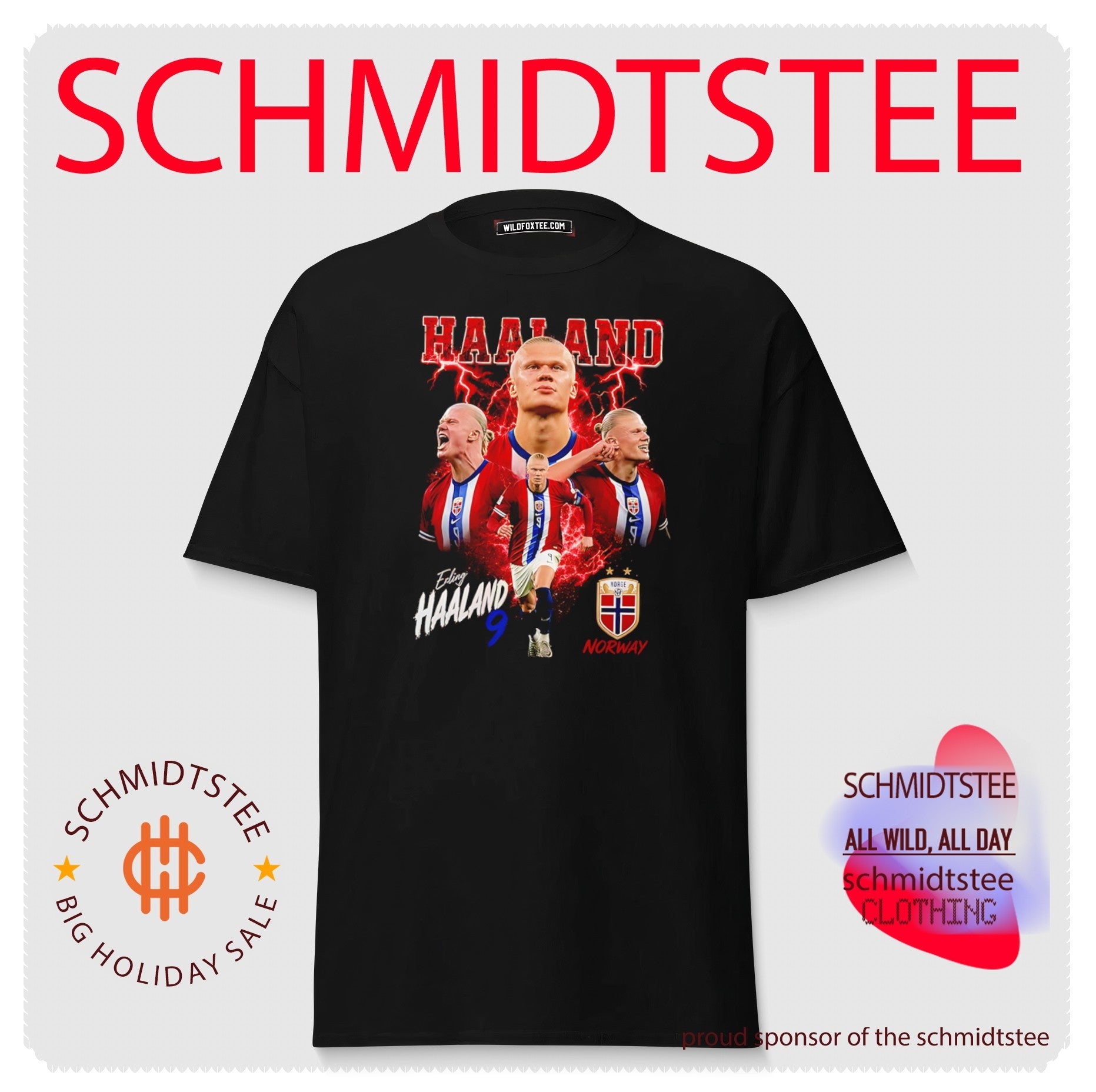 World Cup 2026 Erling Haaland graphic shirt