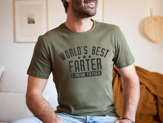 World's Best Farter I Mean Father Shirt, Funny Dad Shirt, Dad Shirt,Fathers Day Shirt,Husband Gift,Dad gift,Fathers Day Gift,Fathers Day  T-shirt, sweater and Hoodie
