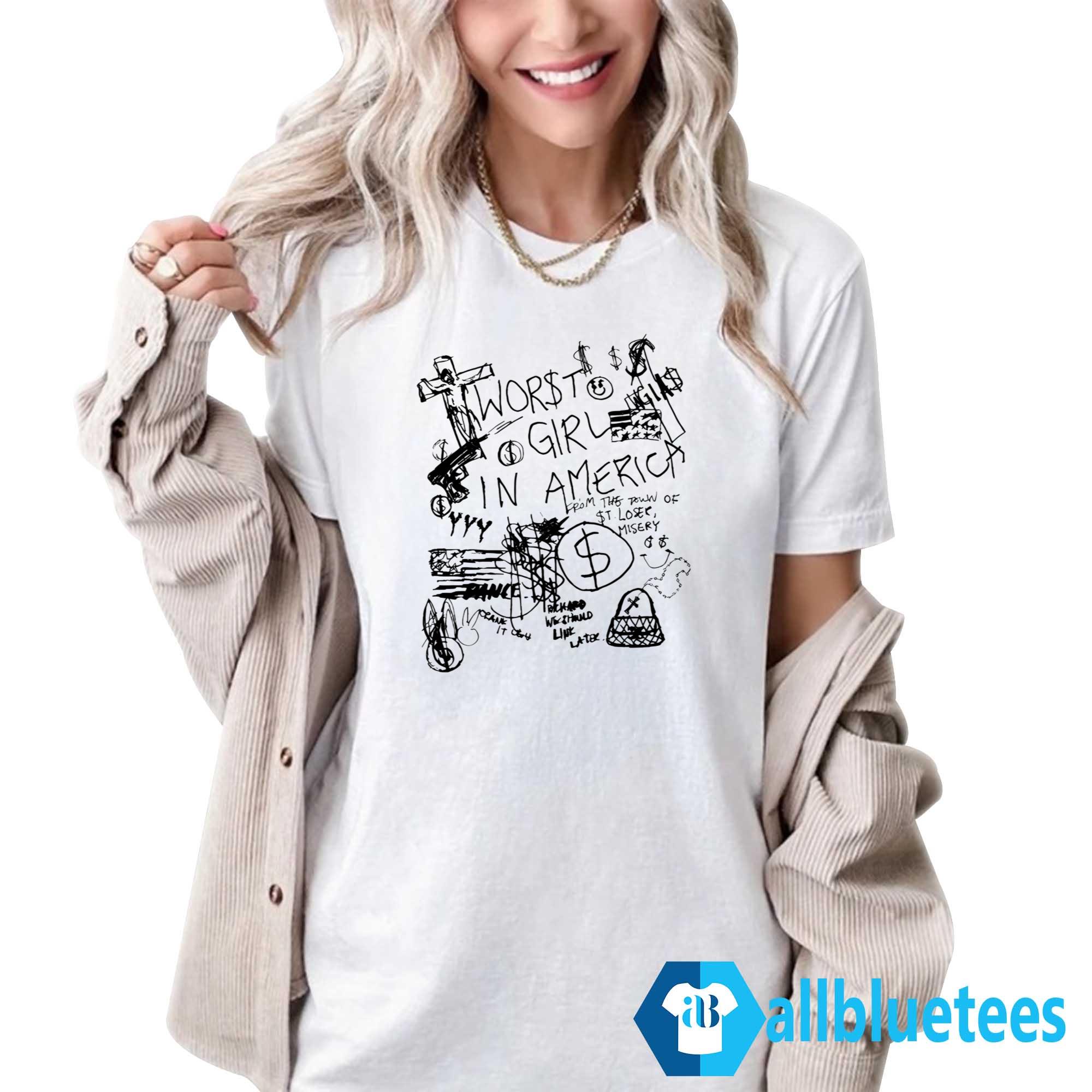 Worst Girl In America Sharpie 2026 Shirt