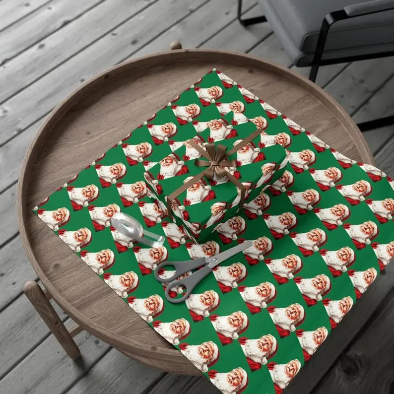 Wrapping Paper, Trump Claus Christmas Gift Wrap Papers, Presidential Wrapping Paper, President Trump Christmas, Holiday Gift Wrap