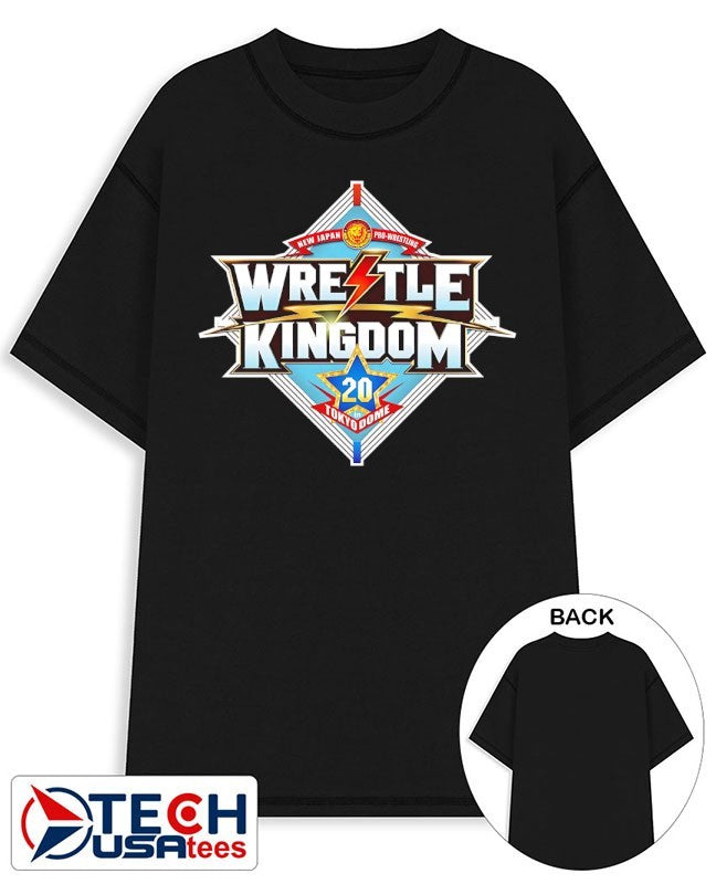 Wrestle Kingdom 20 New Japan Pro Wrestling Tokyo Dome logo shirt