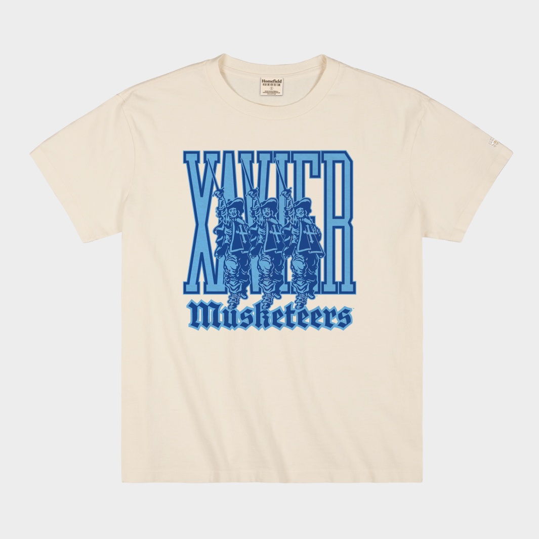 Retro Xavier Three Musketeers Vintage Heavyweight Tee Hoodie, Sweatshirt | CoreVibeTees.com