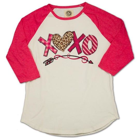 XOXO Vintage Raglan
