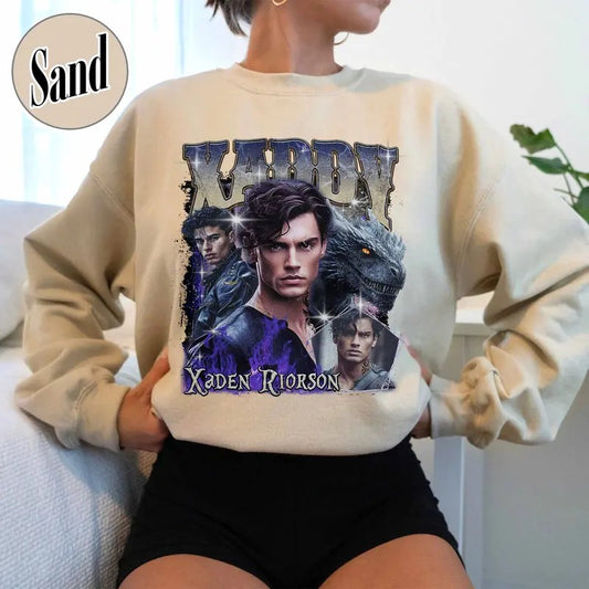 Xaddy Bootleg Sweatshirt, Xaden Riorson Sweatshirt, Xaden Riorson House Sweatshirt, Dragon Rider Sweatshirt, Gift for Book Lovers, Iron Flame Apparel, Bookish Sweatshirt