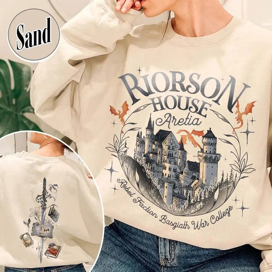 Xaden Riorson House Sweatshirt, Dragon Rider Sweatshirt, Fourth Wing Dragon Rider Sweatshirt, Xaddy Riorson Sweatshirt, Bookish Gift for Readers, Fly or Die Sweatshirt