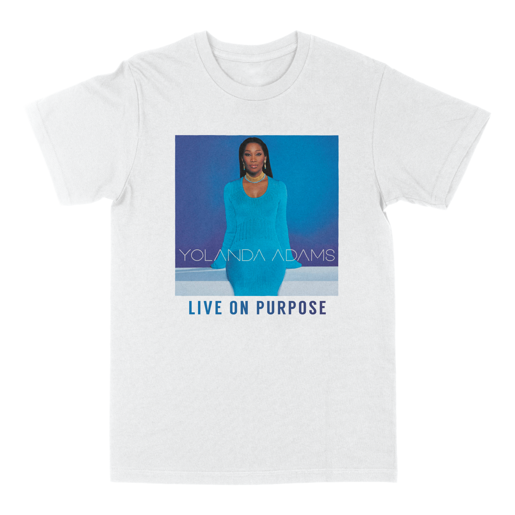 Yolanda Adams - Live On Purpose Photo Shirt Hoodie, Sweatshirt | CoreVibeTees.com