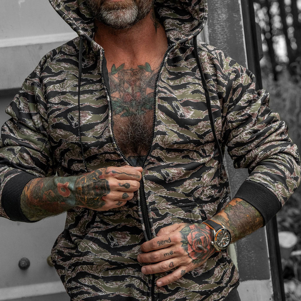 Men's Zipped Up Hoodie V2.0 T-Shirts, Sweatshirt | CoreVibeTees.com (Image 2)