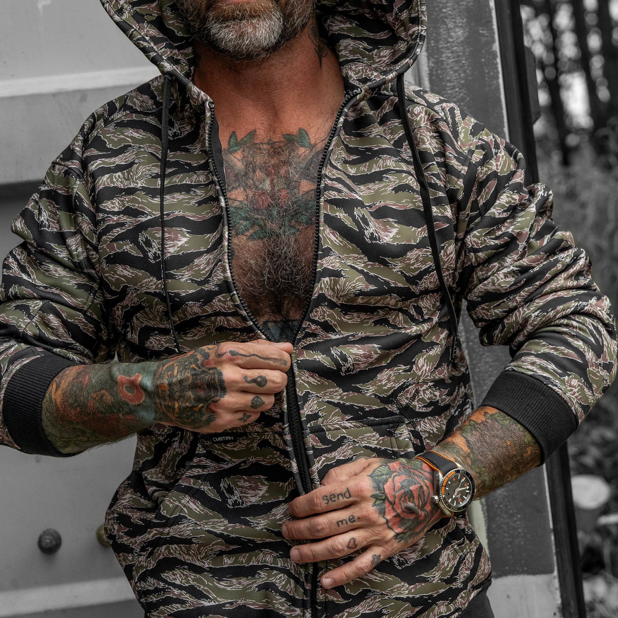 Men's Zipped Up Hoodie V2.0 T-Shirts, Sweatshirt | CoreVibeTees.com (Image 2)