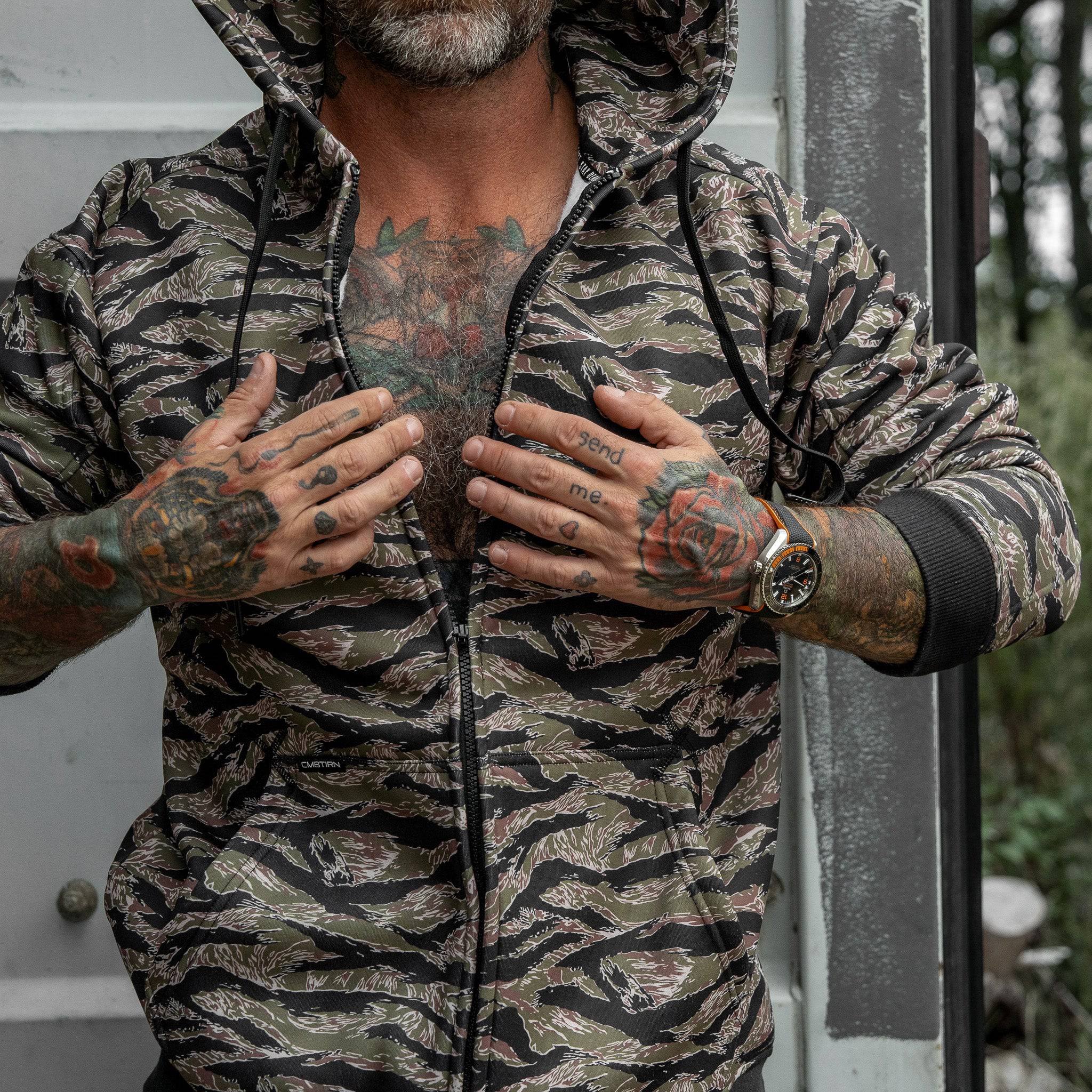 Men's Zipped Up Hoodie V2.0 T-Shirts, Sweatshirt | CoreVibeTees.com (Image 5)
