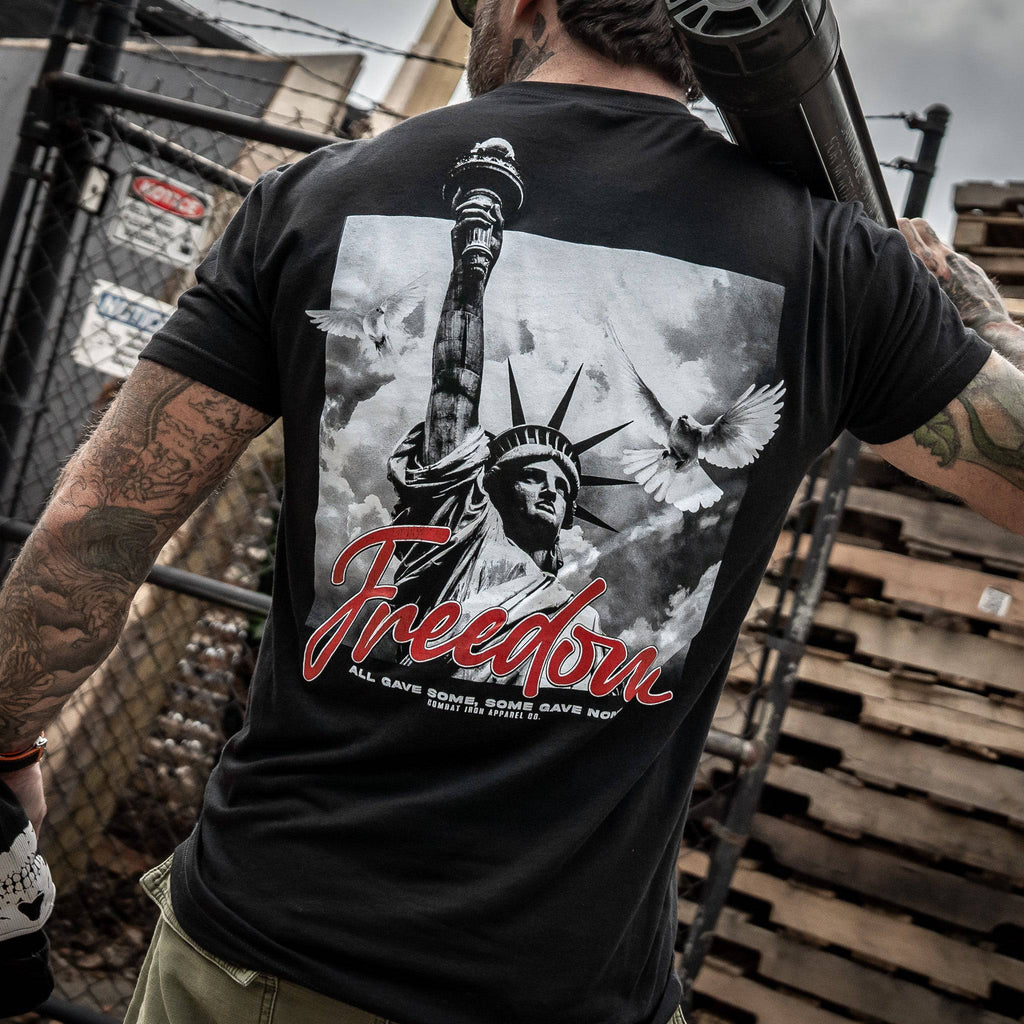 Freedom Statue Men's T-Shirt Hoodie, Sweatshirt | CoreVibeTees.com (Image 2)