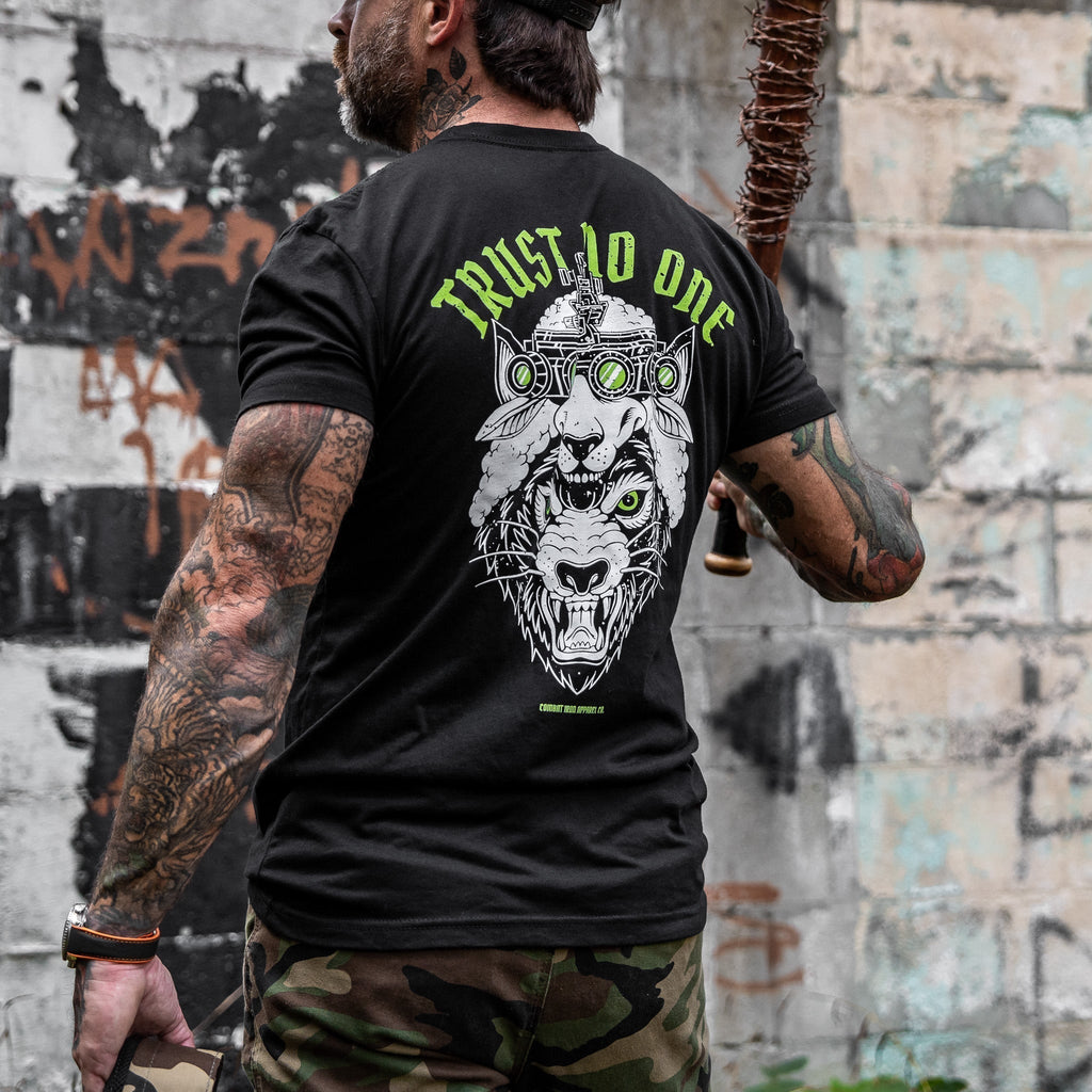 Trust No One Wolf Men's T-Shirt Hoodie, Sweatshirt | CoreVibeTees.com (Image 5)