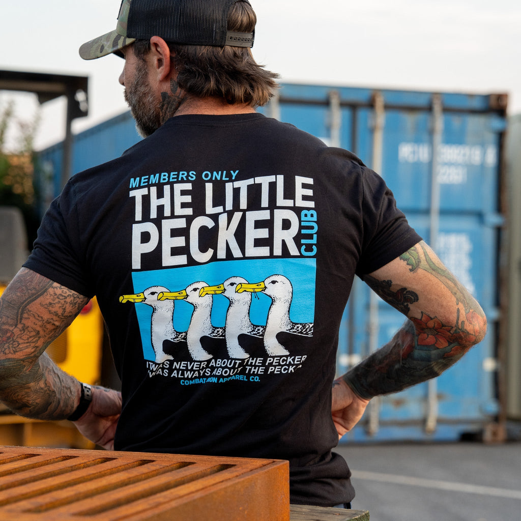 Little Pecker Club Only Members Men's T-Shirt Hoodie, Sweatshirt | CoreVibeTees.com (Image 3)