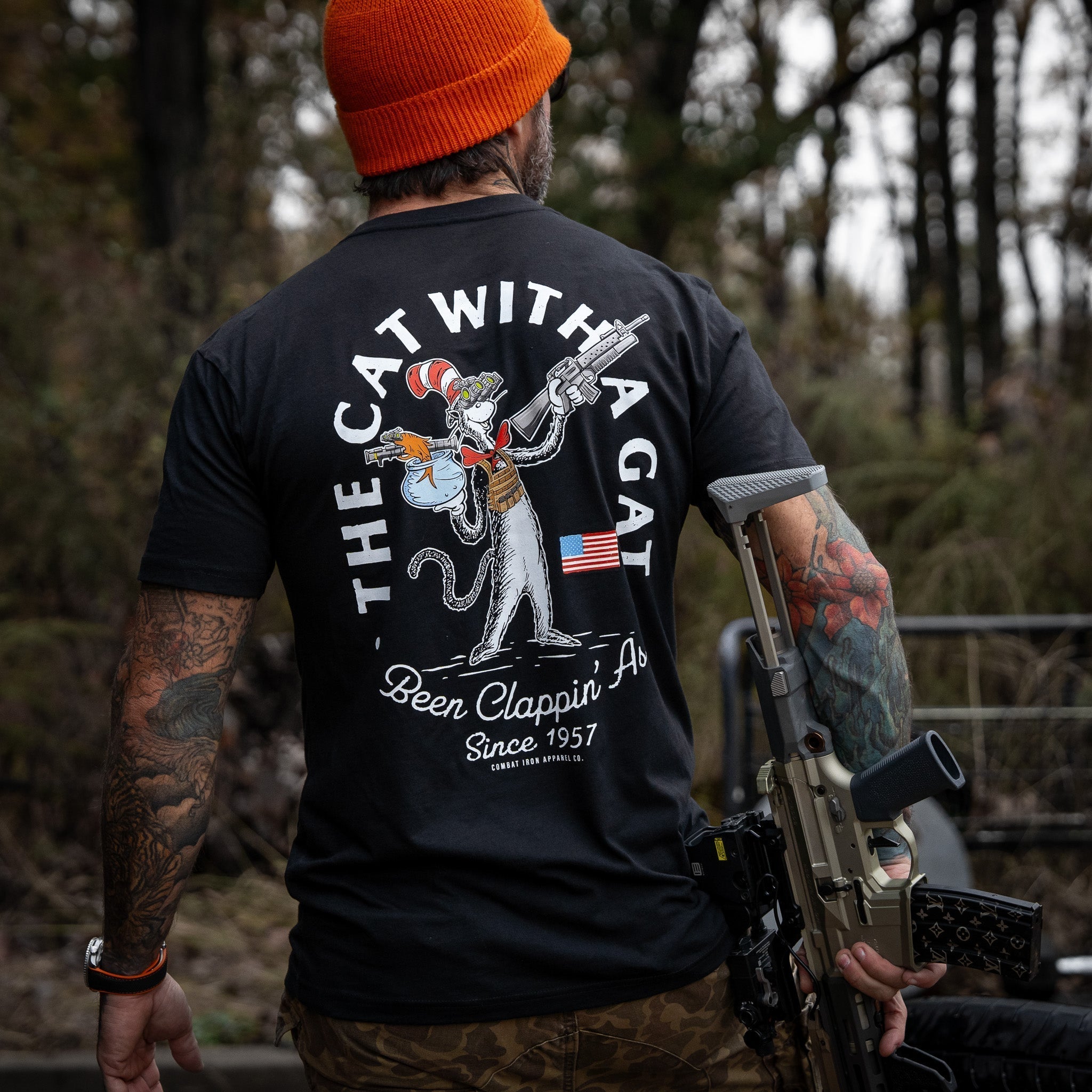 The Cat With A Gat Remix Men's T-Shirt Hoodie, Sweatshirt | CoreVibeTees.com (Image 5)