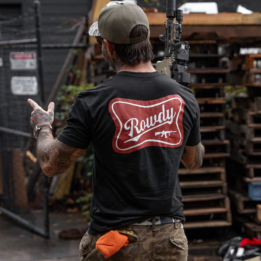 Rowdy Beer Logo Men's T-Shirt Hoodie, Sweatshirt | CoreVibeTees.com (Image 3)
