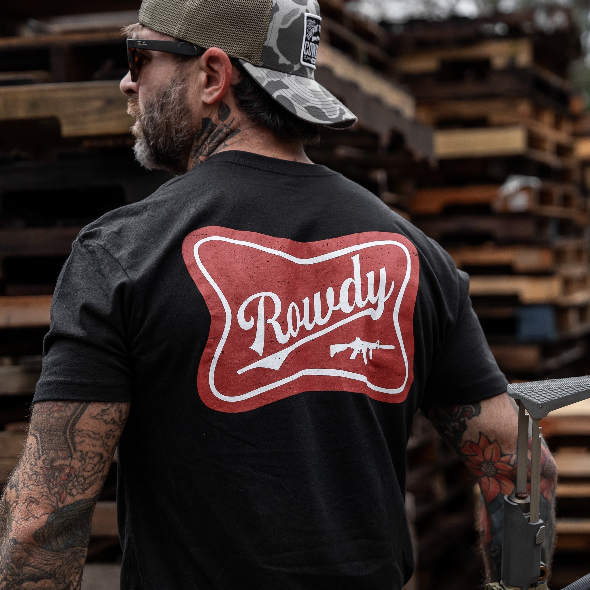 Rowdy Beer Logo Men's T-Shirt Hoodie, Sweatshirt | CoreVibeTees.com (Image 2)