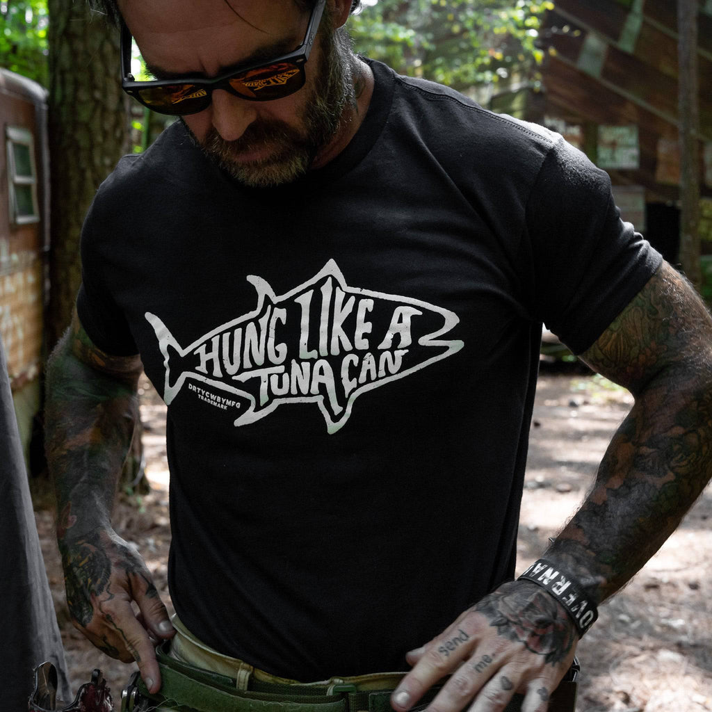 Hung Like A Tuna Can Men's T-Shirt Hoodie, Sweatshirt | CoreVibeTees.com (Image 3)