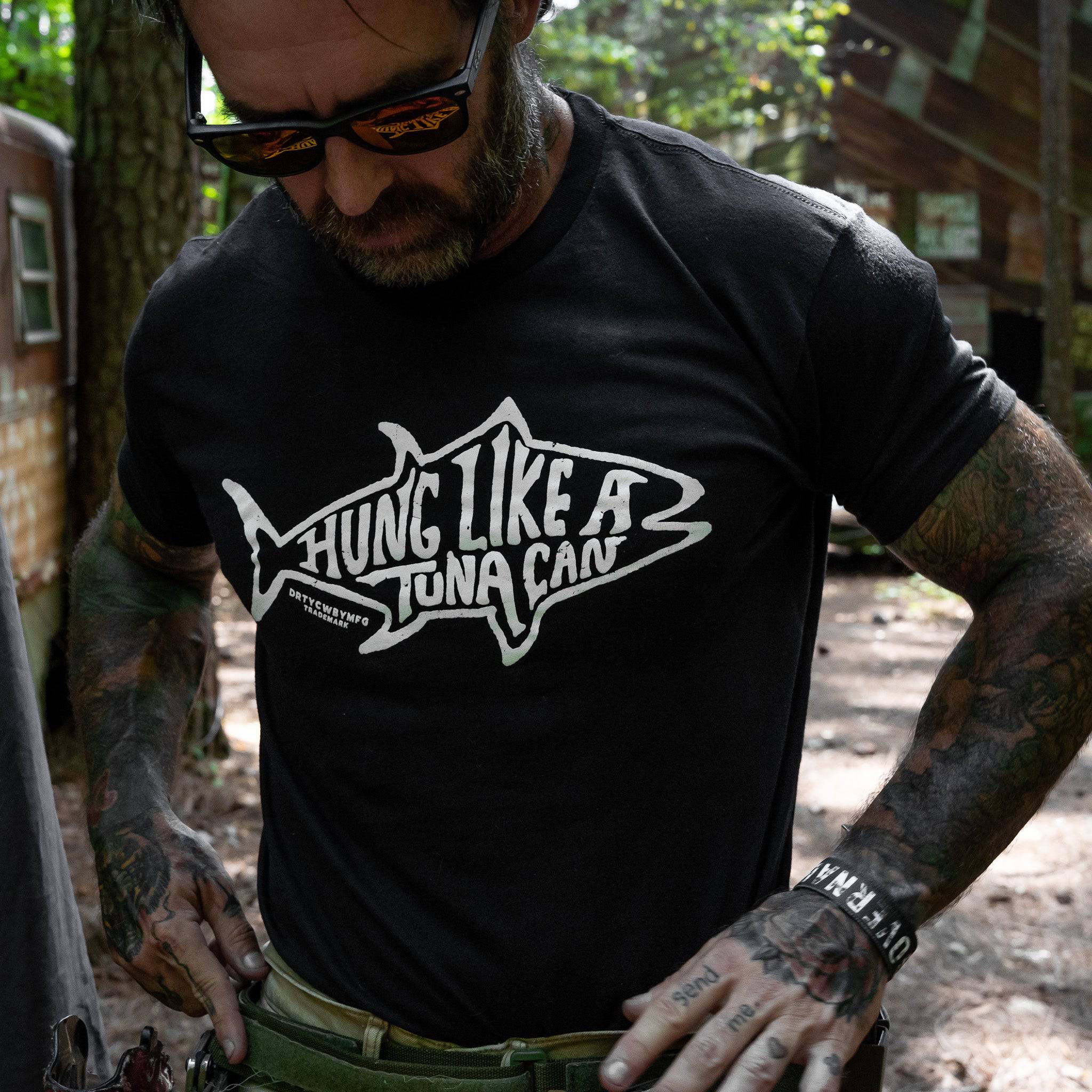 Hung Like A Tuna Can Men's T-Shirt Hoodie, Sweatshirt | CoreVibeTees.com (Image 3)