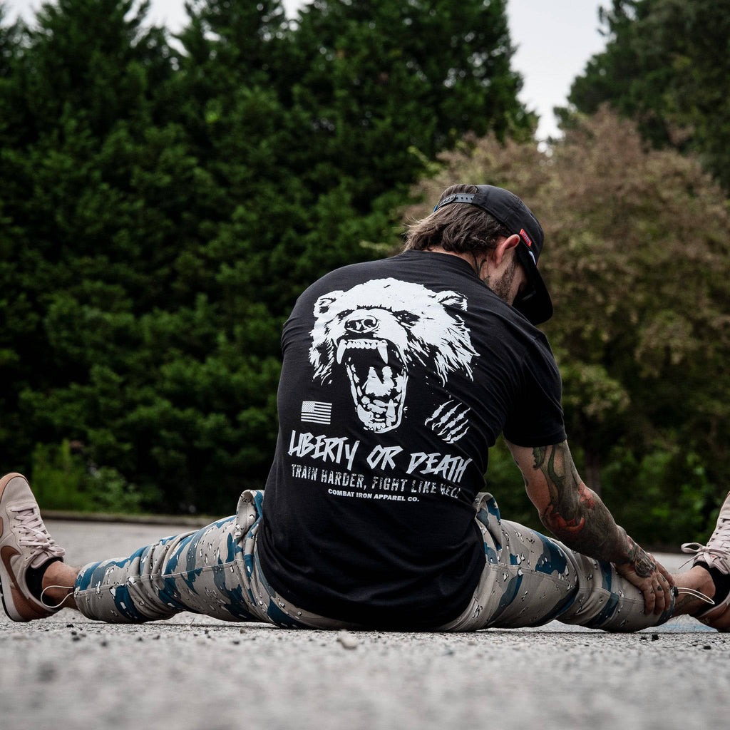 Liberty Or Death Fight Like Hell Men's T-Shirt Hoodie, Sweatshirt | CoreVibeTees.com (Image 5)