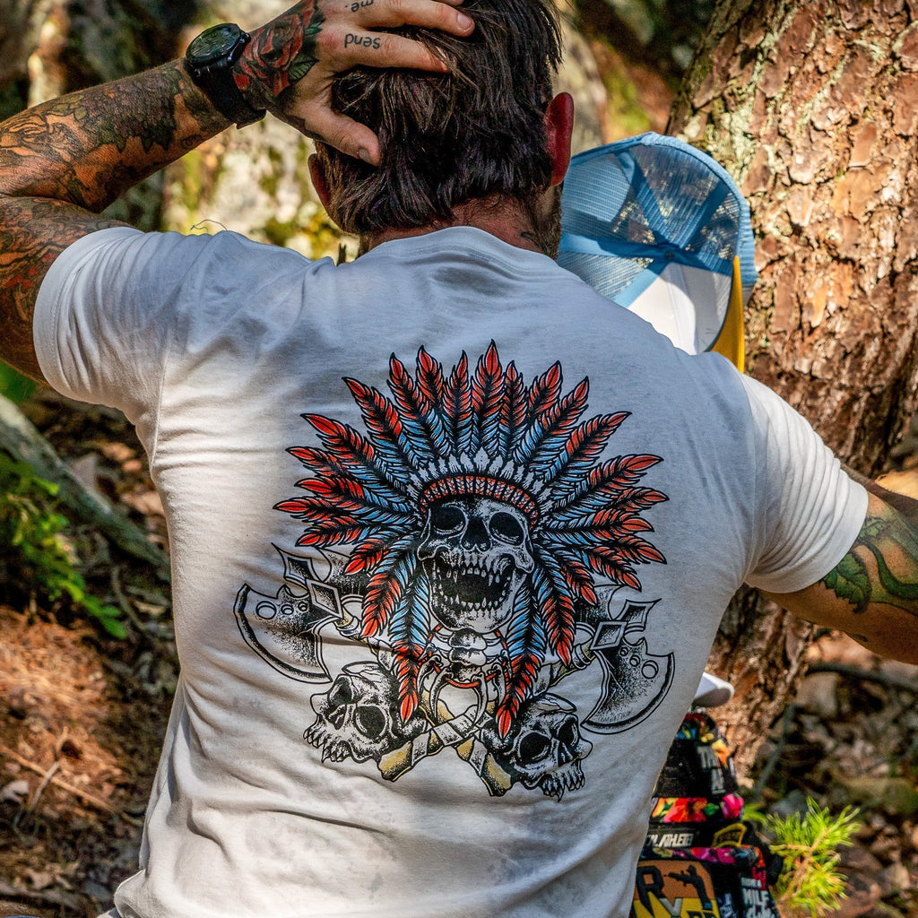 Warrior Spirit Indian Head Men's T-Shirt Hoodie, Sweatshirt | CoreVibeTees.com (Image 5)