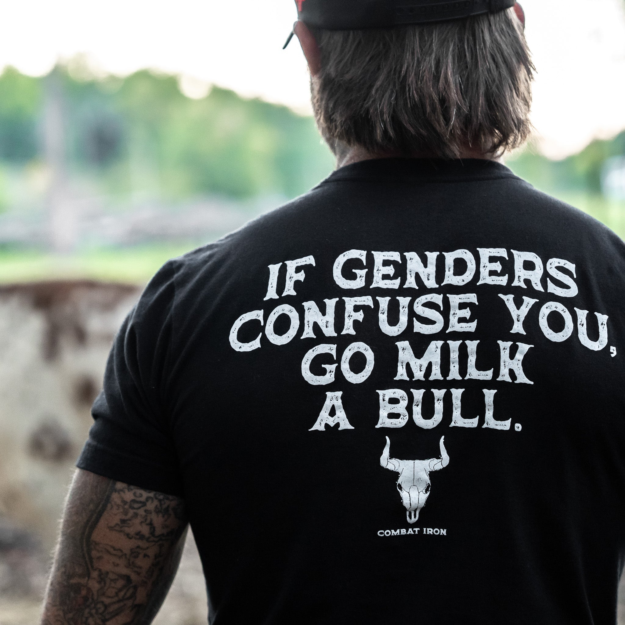 If Genders Confuse You, Go Milk a Bull Men's T-Shirt Hoodie, Sweatshirt | CoreVibeTees.com (Image 2)