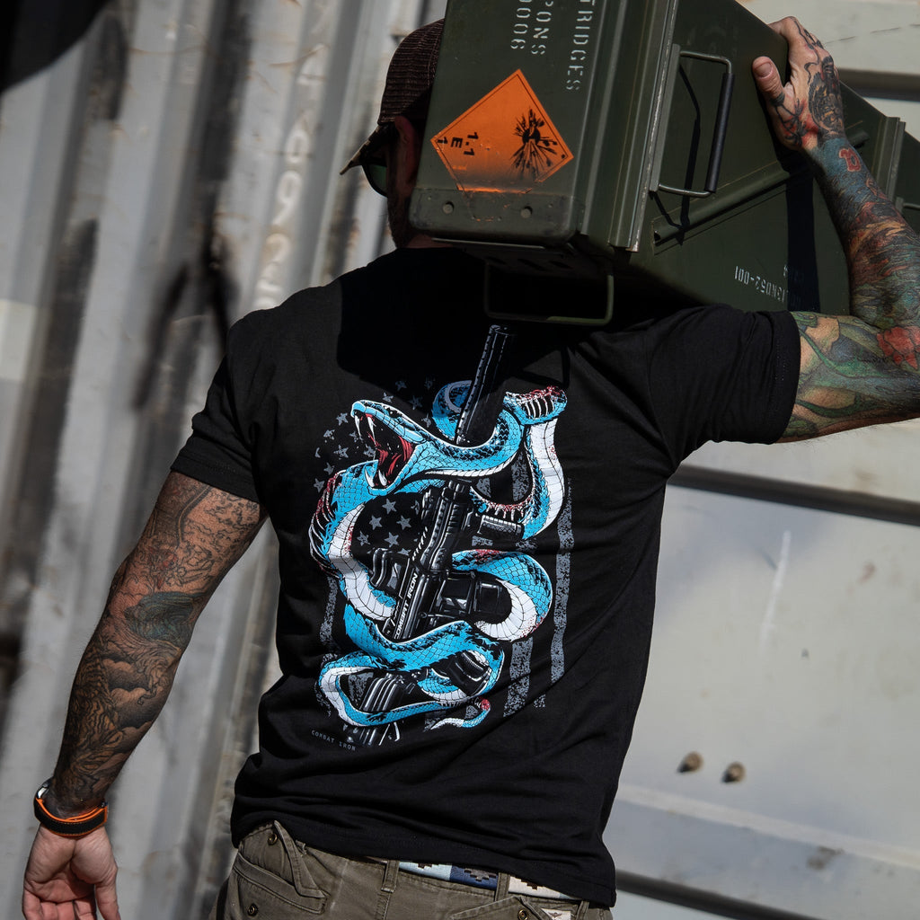 Subdued US Flag SBR Men's T-Shirt Hoodie, Sweatshirt | CoreVibeTees.com (Image 4)