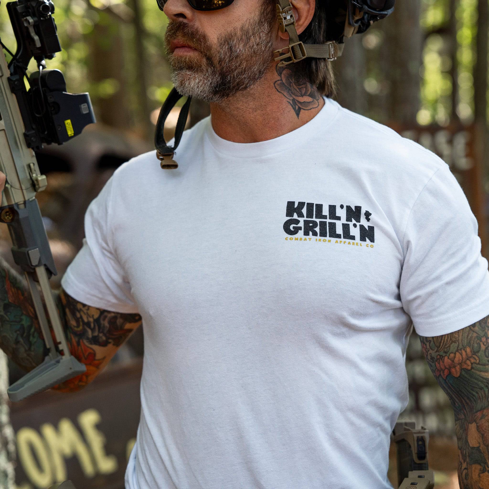 Kill'n & Grill'n | Some Hills Are Worth Fighting For Men's T-Shirt Hoodie, Sweatshirt | CoreVibeTees.com (Image 5)