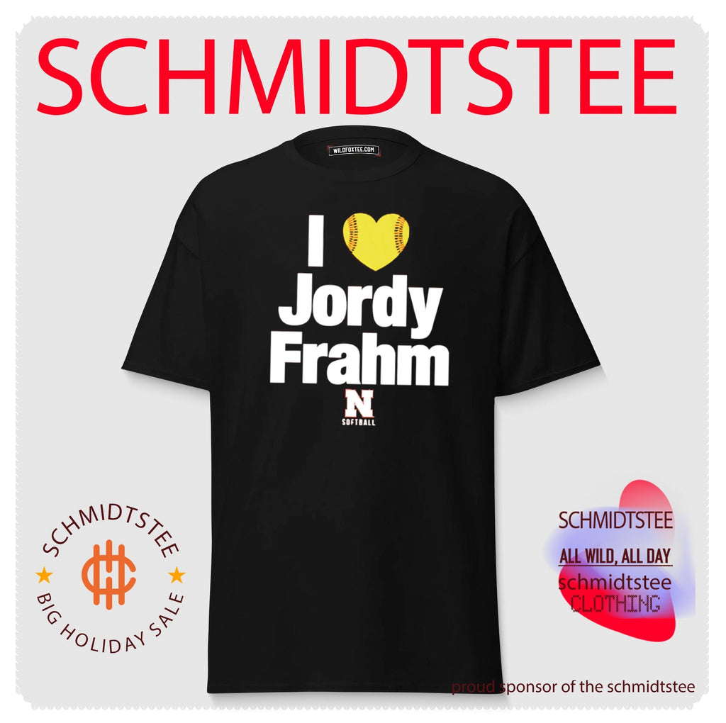 I love Jordy Frahm Nebraska Softball shirt