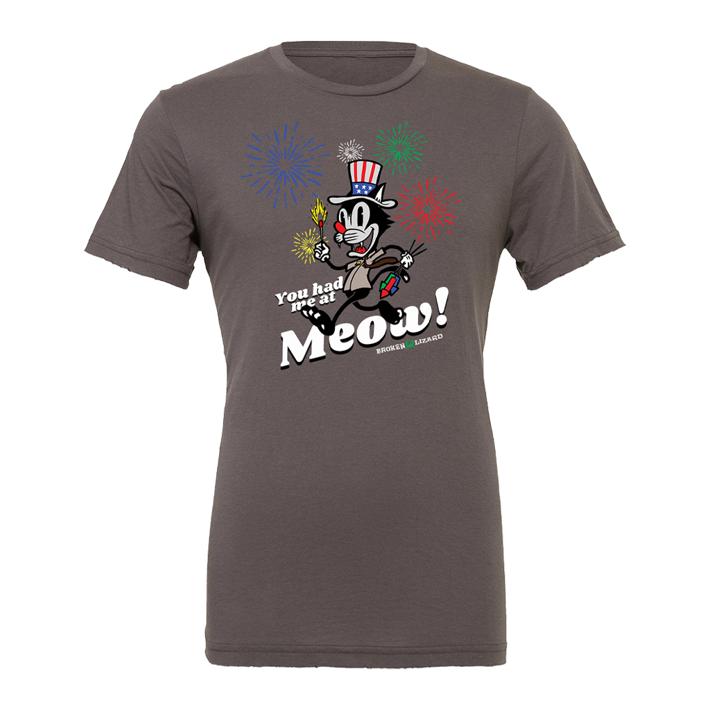 You Had Me At Meow T-Shirt Hoodie, Sweatshirt | CoreVibeTees.com (Image 1)