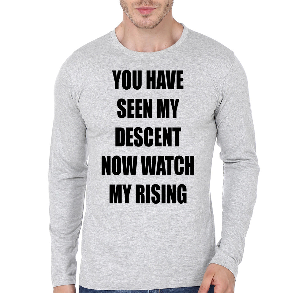 You Grey Full Sleeve Tee Hoodie, Sweatshirt | CoreVibeTees.com