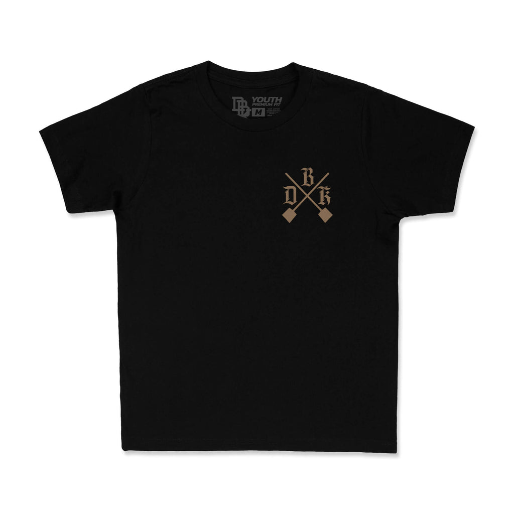 Camo Shovels - Youth Premium Tee Hoodie, Sweatshirt | CoreVibeTees.com (Image 3)