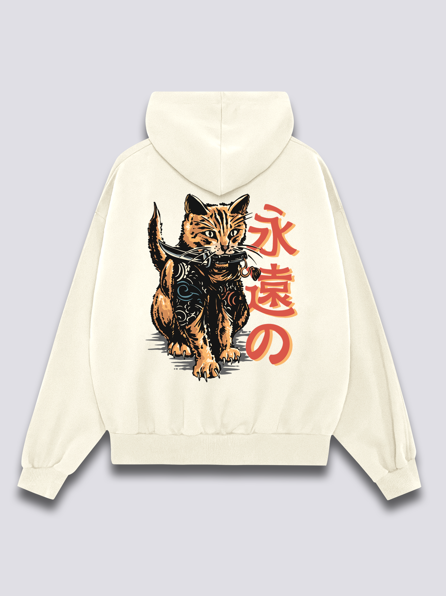 Yakuza Cat Hoodie T-Shirts, Sweatshirt | CoreVibeTees.com (Image 5)