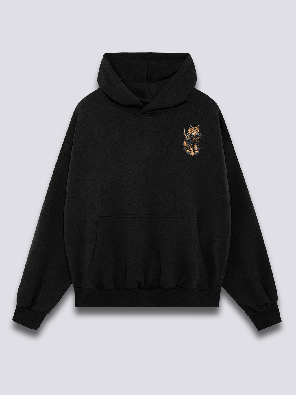 Yakuza Cat Hoodie T-Shirts, Sweatshirt | CoreVibeTees.com (Image 2)