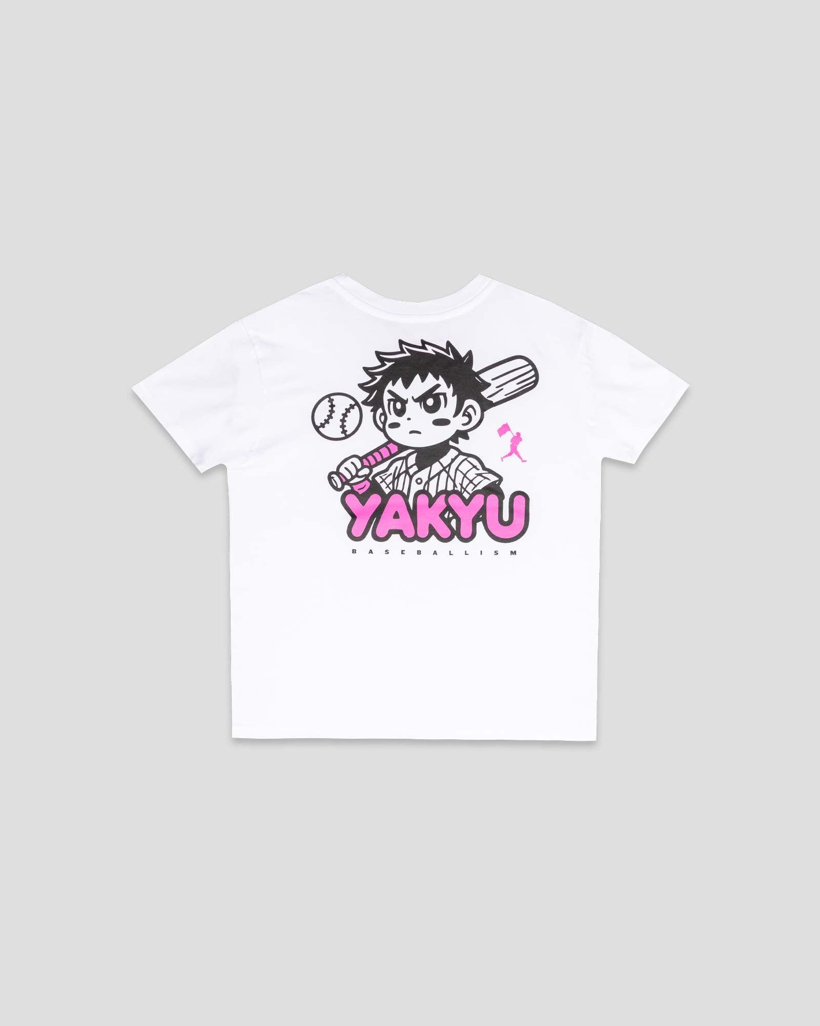Yakyu Anime T-Shirt (White) - Youth Hoodie, Sweatshirt | CoreVibeTees.com (Image 1)