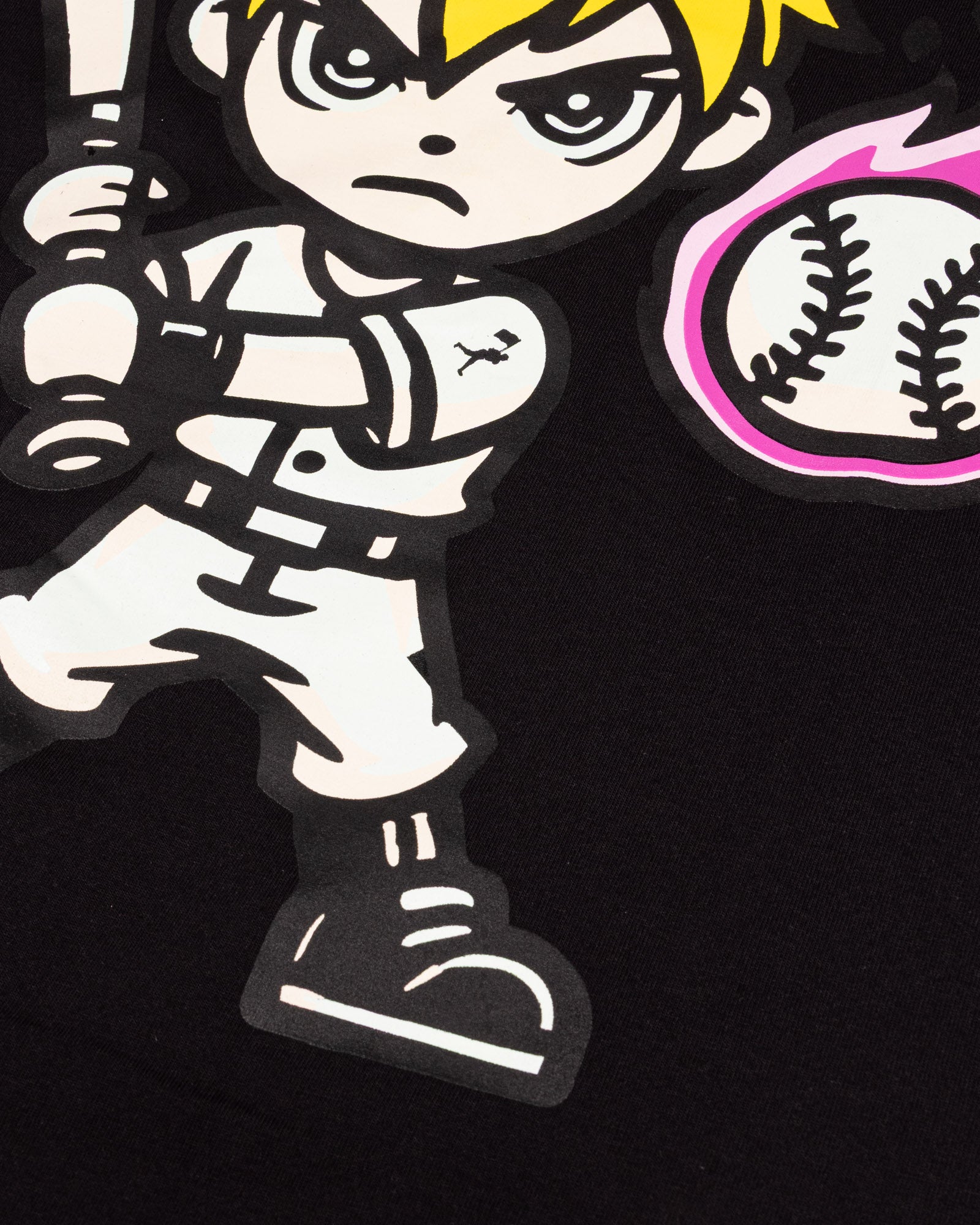 Yakyu Anime Energy Blast (Black) - Diamond Pima Oversized T-Shirt Hoodie, Sweatshirt | CoreVibeTees.com (Image 2)