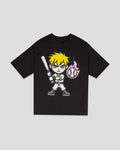 Yakyu Anime Energy Blast (Black) - Diamond Pima Oversized T-Shirt Hoodie, Sweatshirt | CoreVibeTees.com (Image 1)