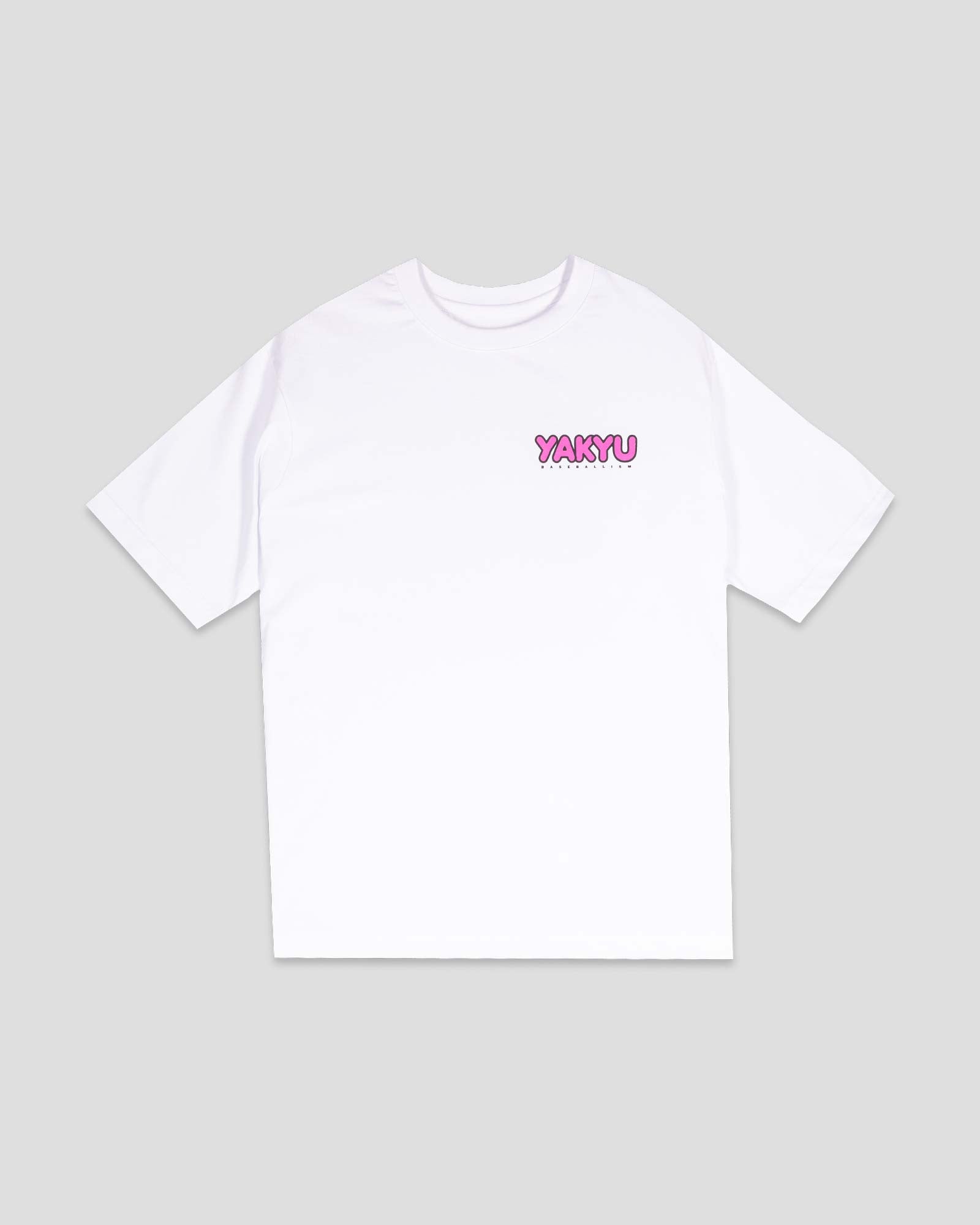 Yakyu Anime (White) - Diamond Pima Oversized T-Shirt Hoodie, Sweatshirt | CoreVibeTees.com (Image 2)