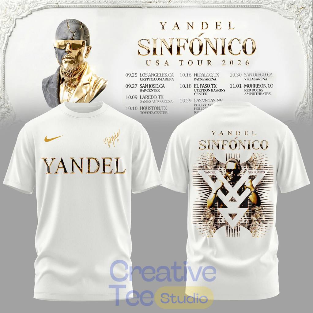 Yandel Sinfónico USA Tour 2026 Edition Special T-Shirt