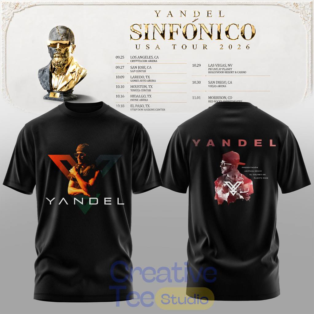 Yandel Sinfónico USA Tour 2026 Edition Special T-Shirt