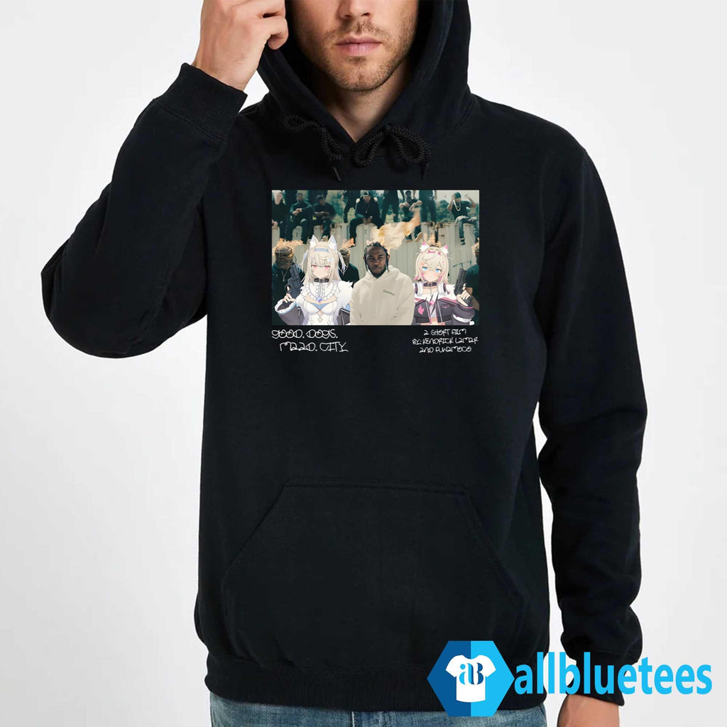 Yaruki Fwmc X Kendrick Lamar Anime Good Dogs Maad City Shirt